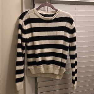 Black and White striped sweater